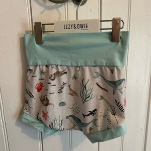 Handmade 3t ocean animals bummie shorts